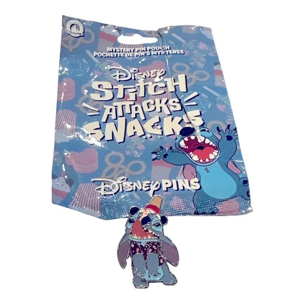 Stitch Attacks Snacks - Mystery Pouch - Stitch with Ice Cream .